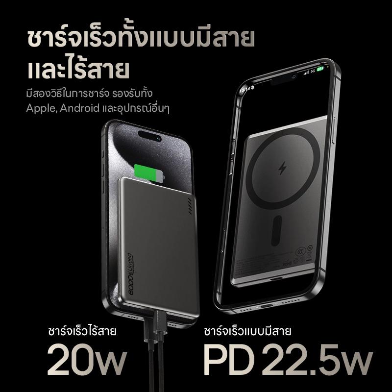Mini Magnetic Powerbank 12000mAh UNEED