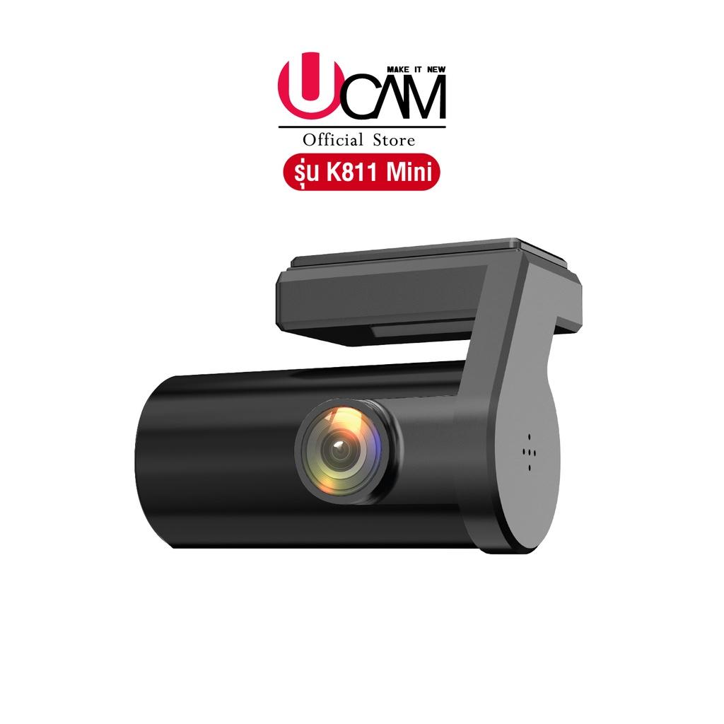 UCAM กล้องติดรถยนต์ รุ่น K811mini หน้าและหลัง wifi ดูผ่านมือถือได้ FULLHD